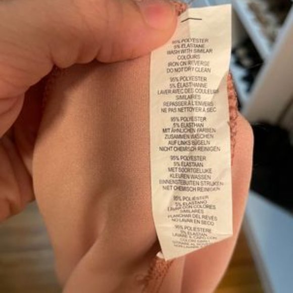 NWOT Boohoo One Shoulder Knot Front Frill Midi Dress - Picture 6 of 6